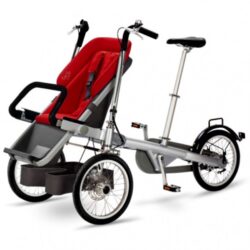 2 in 1 Bike and Pushchair-red